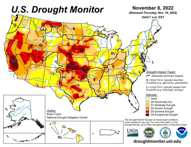 drought map